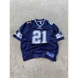 Vintage Dallas Cowboys Ezekiel‎ Elliott #21 NFL Pro Line Jersey Men XL Navy Blue